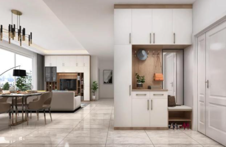 門口玄關(guān)圖：中國式家庭的玄關(guān)還得這么設(shè)計