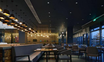 餐廳裝修效果圖：西餐廳裝修效果如何布局適合的桌椅呢？