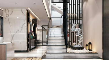 上海別墅裝修裝飾：復(fù)式新中式大別墅，清雋秀美惹人愛，詩情畫意顯底蘊(yùn)